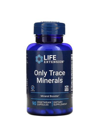 Вітаміни та мінерали Only Trace Minerals, 90 вегакапсул Life Extension (293477981)