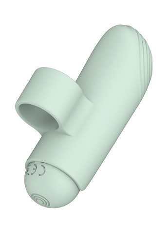 Ерекційне кільце з віброкулею та вібратор на пальчик GLAM Dreamtoys (327873431)