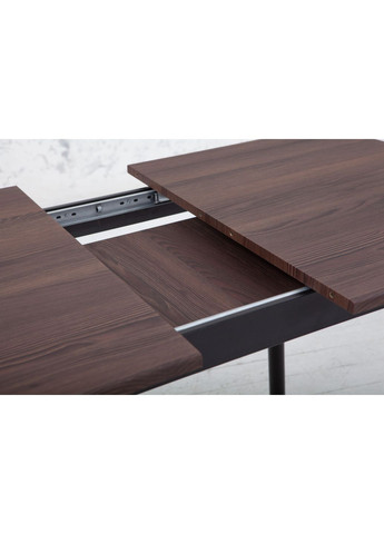 Стіл-трансформер кухонний розкладний SOLO Чорний/Горіх 857489-02 857489 Comfort Line (355467941)