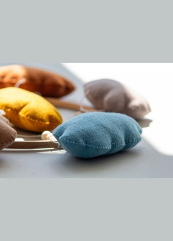 Дитячий музичний мобіль на ліжечко для немовлят WooolyWool «Хмаринки» з 35 мелодіями No Brand (342757875)