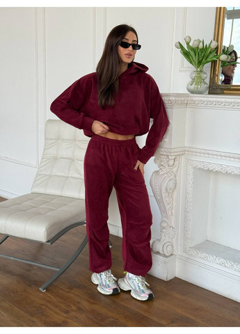 Теплый женский костюм из двустороннего флиса No Brand (366391846)