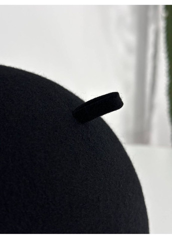 Жіночий формований вовняний берет капелюшок Diva чорний No Brand (369788708)