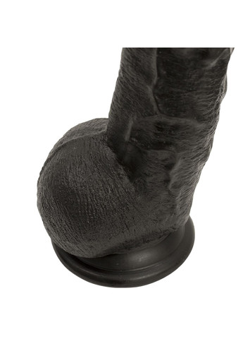 Фалоімітатор Dick Rambone Cock Black, діаметр 6 см, довжина 42 см, ПВХ Doc Johnson (296627102)