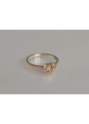 Срібна каблучка з золотом Silver Style (367268417)