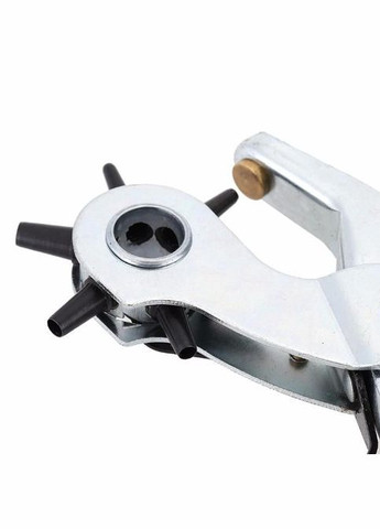 Револьверний пробійник 2-4.5 мм, Дирокол-пробійник револьверний, пробійник для шкіри, картону отвори 2-4.5 мм, червоний XJXN (327368257)