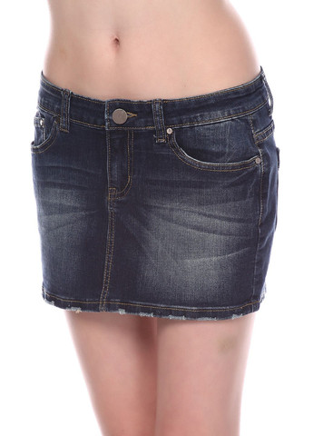 Синяя повседневная юбка синий Sexy Sense