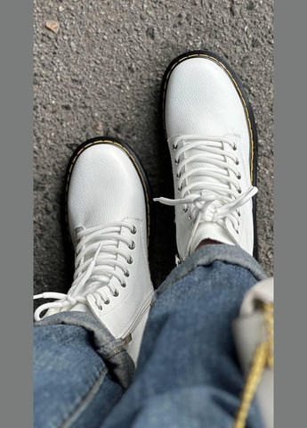 Черевики жіночі демісезонні білого кольору натуральна шкіра Seven Черевики демісезонні (327880814)