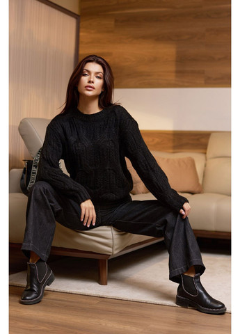 Чорний демісезонний джемпер s851.5003 Seventeen