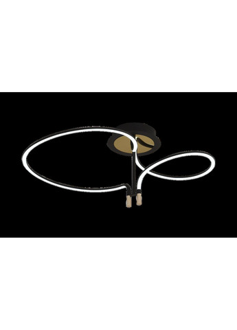 Світлодіодна стельова люстра LCD3167, Чорна Valeso (353747056)