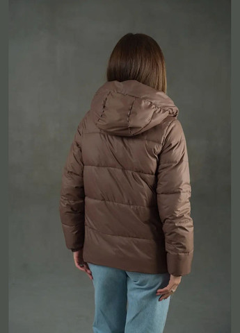 Коричнева демісезонна жіноча весняна куртка SK