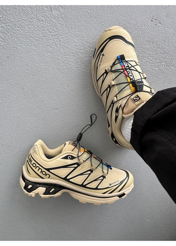КРОСІВКИ ЖІНОЧІ SALOMON XT-6 BEIGE GORE-TEX САЛОМОН XT-6 No Brand бежеві демісезони (367174922)