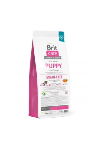 Корм сухий Dog Grain-free Puppy для цуценят беззерновий з лососем 12 кг Brit Care (386995572)