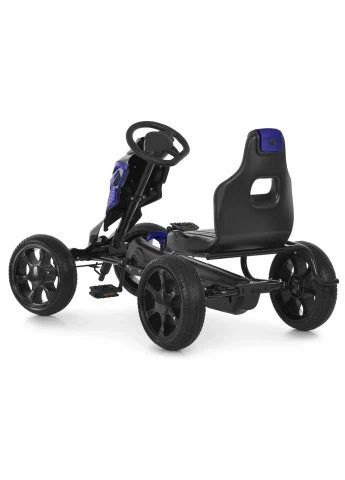 Детский веломобиль педальний 1504-2-4 до 50 кг металевий 122x59x58 см No Brand (400470378)