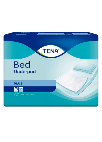 Одноразовые пеленки Bed Plus, 60х40 см, 40 шт. Tena (328200198)