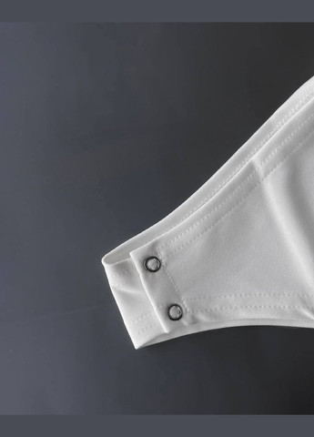 Біле однотонне боді, базове та приталене, ідеально підкреслює фігуру, універсальне для різних образів. No Brand 1147-1 (323470269)