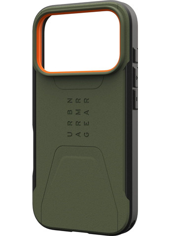 Чехол для iPhone 17 Pro, Civilian MagSafe, Olive/Orange (114545117297) UAG (372465873)
