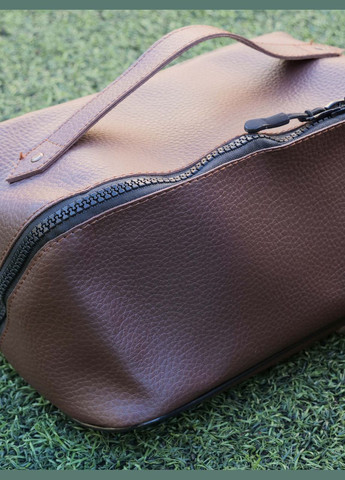 Дорожня косметичка органайзер екошкіра коричневий колір ToBeYou Neseser (307301489)