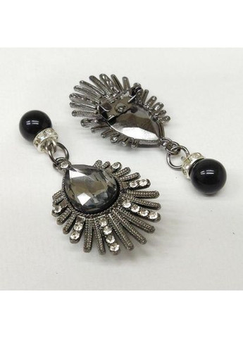 Брошь "Перо с камнем" металл - серебро Plus-plus (352746857)