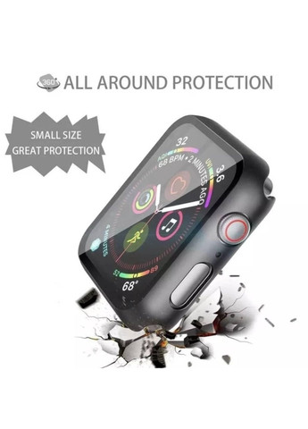 Защитный чехол со стеклом для Apple Watch Черный CHOICE (317188983)