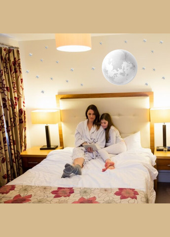 Вінілова інтер'єрна на стіну (шпалери, фарбу) "Місяць і зірки" самоклеюча з оракала Кавун наклейка (316189667)