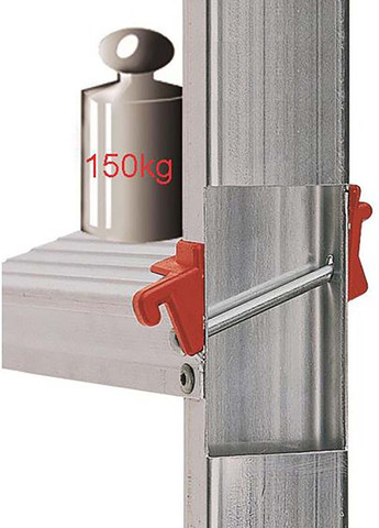 Драбина Escalera Brico 220 5 широких щаблів Сірий Rolser (367589839)