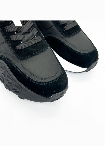 Чорні всесезонні кросівки (р) текстиль/замша 0-1-1-a-44-2331 Lifexpert