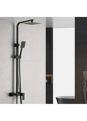 Душова система PRO16-02-BLACK, вилив - перемикач на лійку, 3-функції Wezer (372994918)