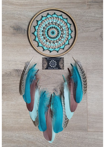 Авторський еко-набір "Ловець снів "Таємниця лісового озера" з покроковою інструкцією Dream Studio (363057503)