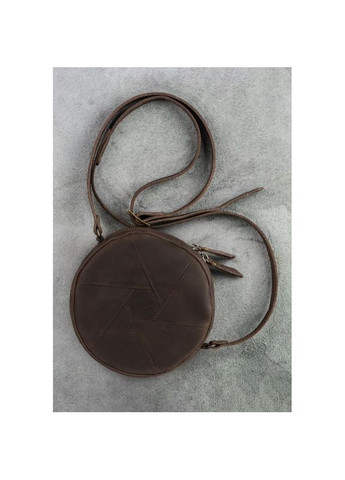 Шкіряна сумка жіноча через плече Бон-Бон темно-коричневий Crazy horse BlankNote (302008239)