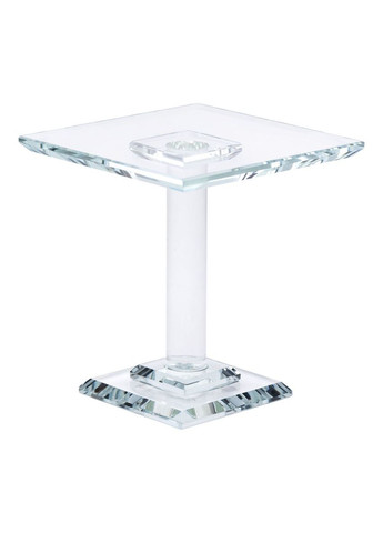 Тортовница стеклянная на ножке 12×12×13 см круглая стойка для торта, капкейков HP-4-70S Yiwu (365265301)