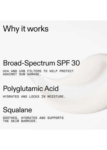 The Inkey List Зволожуючий сонцезахисний крем Inkey List Polyglutamic Acid Dewy Sunscreen SPF30, 50 мл — Крем, Великобританія (368729959)