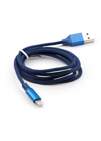 Дата кабеля (m448175) Vinga USB 2.0 AM to Lightning nylon 1m blue (367070581)