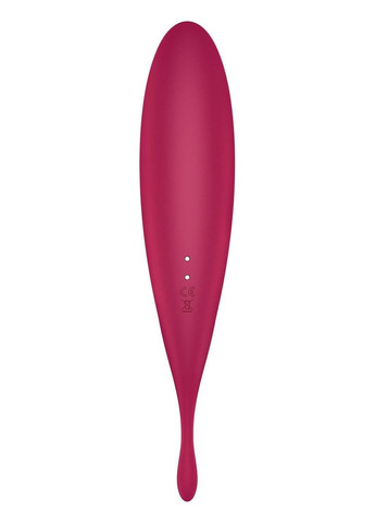Смарт-вібратор для клітора з вакуумною стимуляцією Twirling Pro+ dark red Satisfyer (298350195)