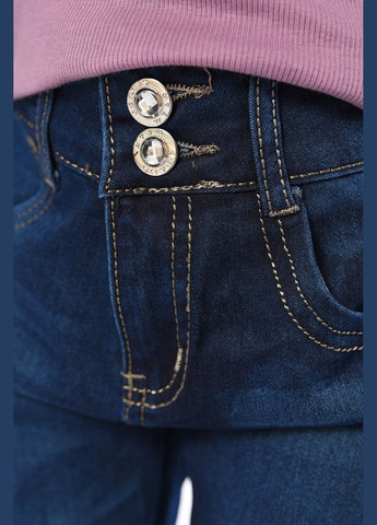 Джинси дитячі для дівчинки темно-синього кольору Let's Shop (308346011)