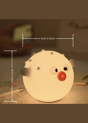 Нічник силіконовий акумуляторний у формі рибка клоун Sam-7707 з таймером No Brand (347601113)