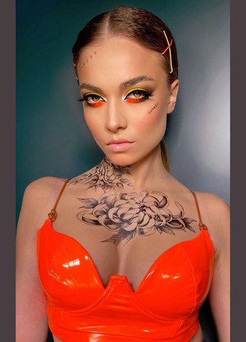 Тимчасове тату "Хризантема" Arley Sign (291840968)