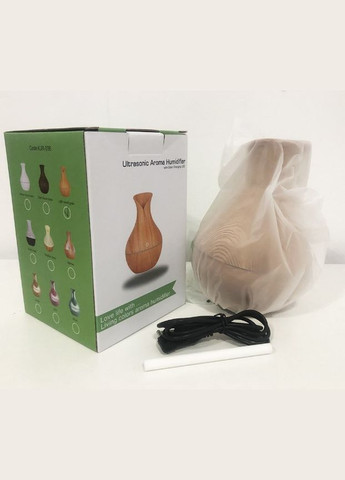 Ультразвуковий зволожувач повітря Air Purifier LR053 з підсвічуванням від USB з пультом бежевий (1756375298) No Brand (332196655)