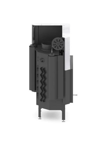 Каминная топка ALBERO AL11RG.H-BDBI Стекло декор цельногнутое+дополнительное внутреннее стекло цельногнутое Hitze (370384940)