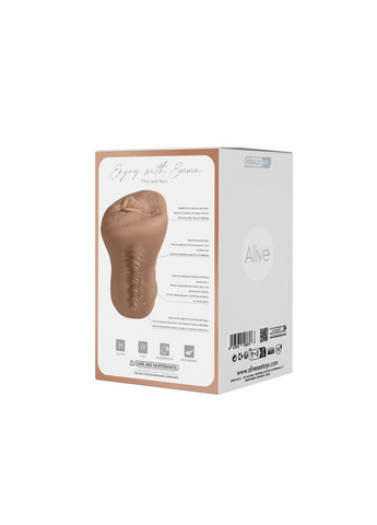 Мастурбатор вагіна Emma реалістичний, коричневий, M Alive (331168580)