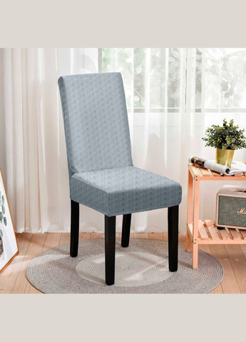 Чохол для стільця універсальний трикотажний (83108) Love You (334010097)