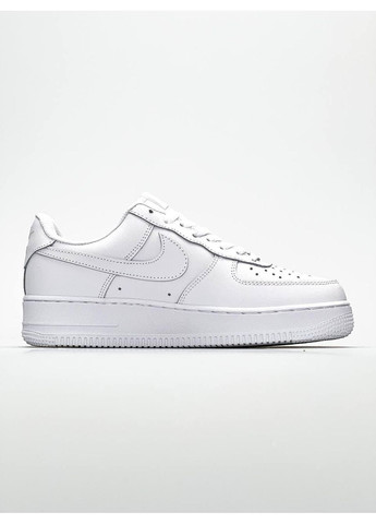 КРОССОВКИ ЖЕНСКИЕ NIKE AIR FORCE 1 CLASSIC WHITE 2 НАЙК АИР ФОРС 1 ПРЕМИУМ No Brand белые демисезоны (368862467)