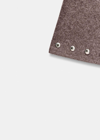 Коричневый свитшот Zara однотонный (367107410)