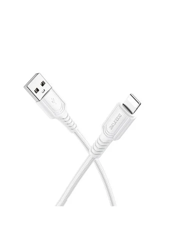 Кабель BX116W, USB - Lightning 2.4А, 1m, White (швидка зарядка/передача даних) Borofone (392947780)