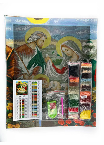 Алмазная мозаика Икона Иисус в колыбели 40х50 см SP102 ColorArt (290192159)