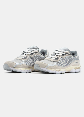 Кросівки жіночі і чоловічі Asics Gel-NYC grey beige | Асікс Гель-НЮК сірі демісезони (316706300)