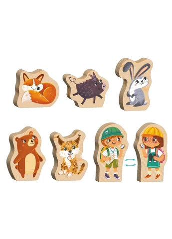 Пазл DodoToys Кто живет в лесу No Brand (385219302)