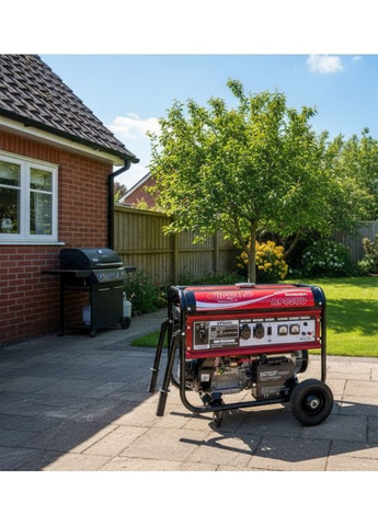 Генератор бензиновий AP9500 5.5 кВт однофазний з електричним запуском (2104618802) No Brand (368902821)