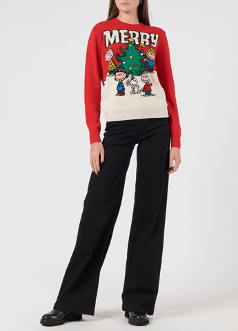 Комбинированный зимний свитер MC2 Saint Barth