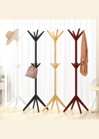 Стойка вешалка для одежды из дерева Видин капучино (СВГ-001809) No Brand (328076992)