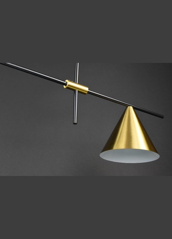 Потолочная люстра на 4 лампочки 28022 Латунь 47-77х18х122 см. Sunnysky (364498964)